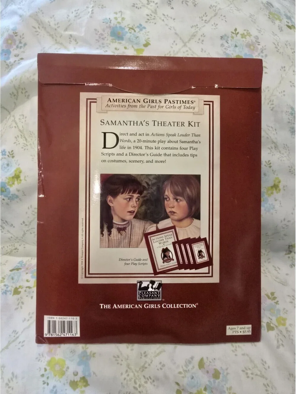 American Girl Samantha's Theater Kit Activity Books Valerie Tripp